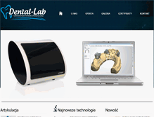 Tablet Screenshot of dental-lab.pl